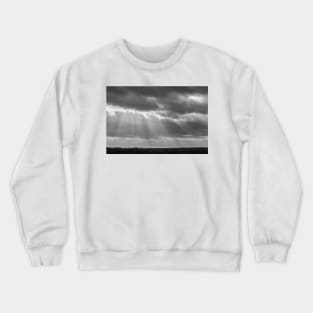 A little ray of light in Black and White Crewneck Sweatshirt